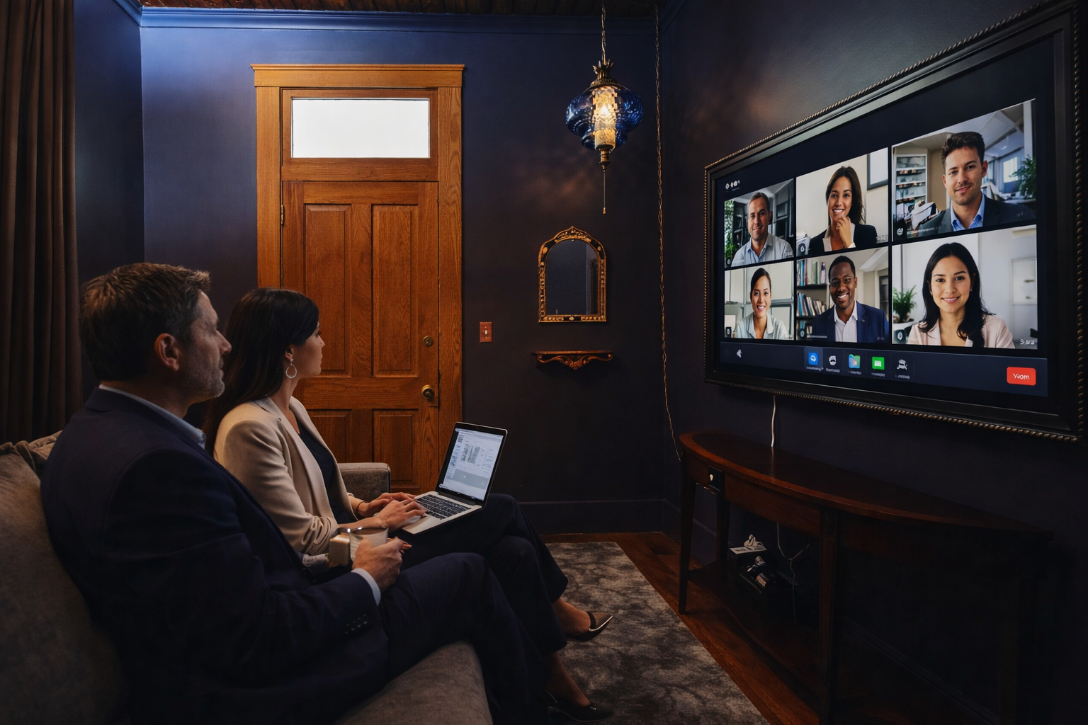 Le Petit Salon — private screening and breakout room at Maison Rêve
