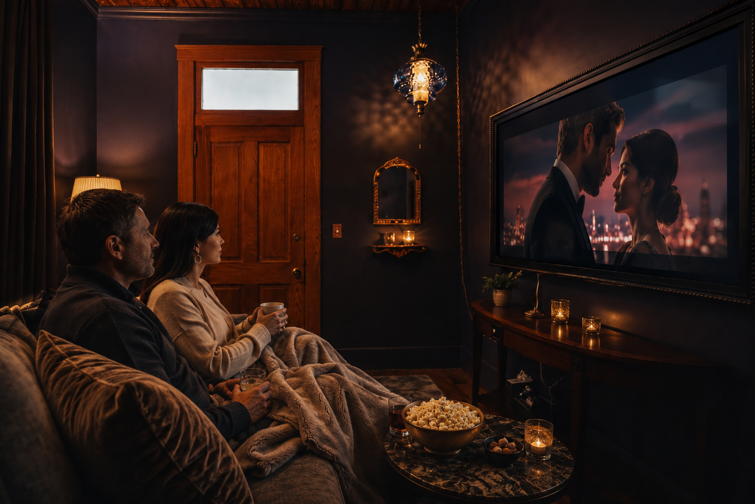 Le Petit Salon — private screening room and flex space at Maison Rêve
